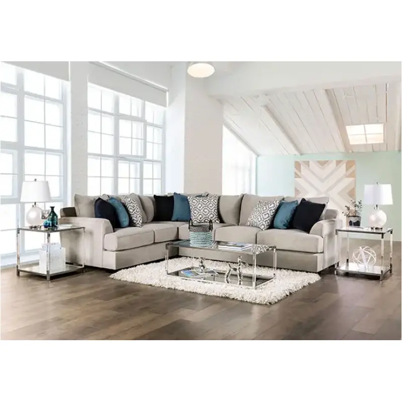 Sm1120 Furniture Of America Gunnersbury Living Room Furniture Sectional