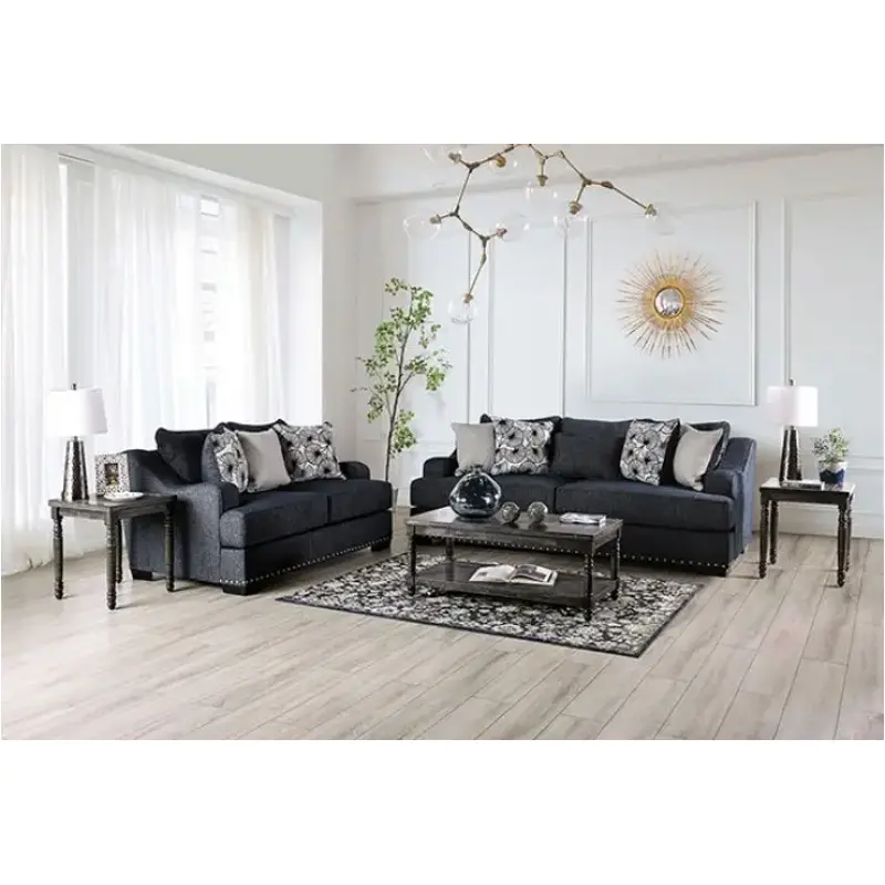 Sm1218-lv Furniture Of America Sonora Living Room Furniture Loveseat