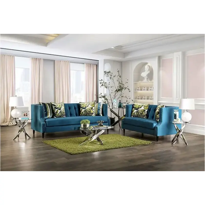 Sm2219-lv Furniture Of America Azuletti Living Room Furniture Loveseat