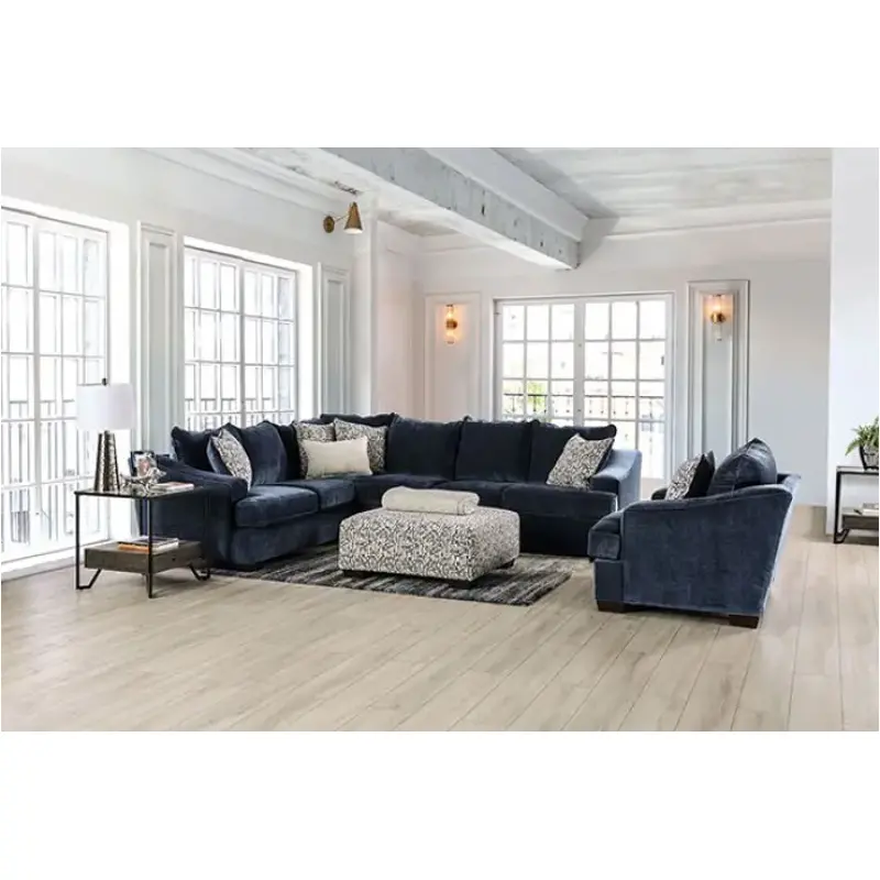 Sm5412 Furniture Of America Darlington Living Room Furniture Sectional