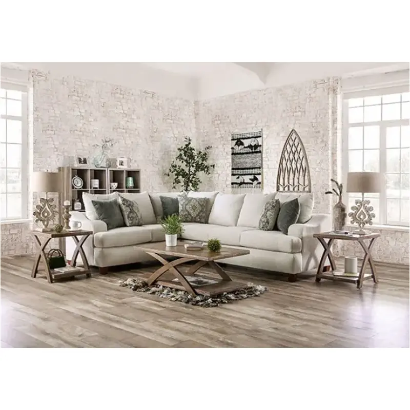 Sm6443 Furniture Of America Paddington Living Room Furniture Sectional