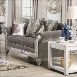 Sm7300-lv Furniture Of America Velletri Living Room Furniture Loveseat