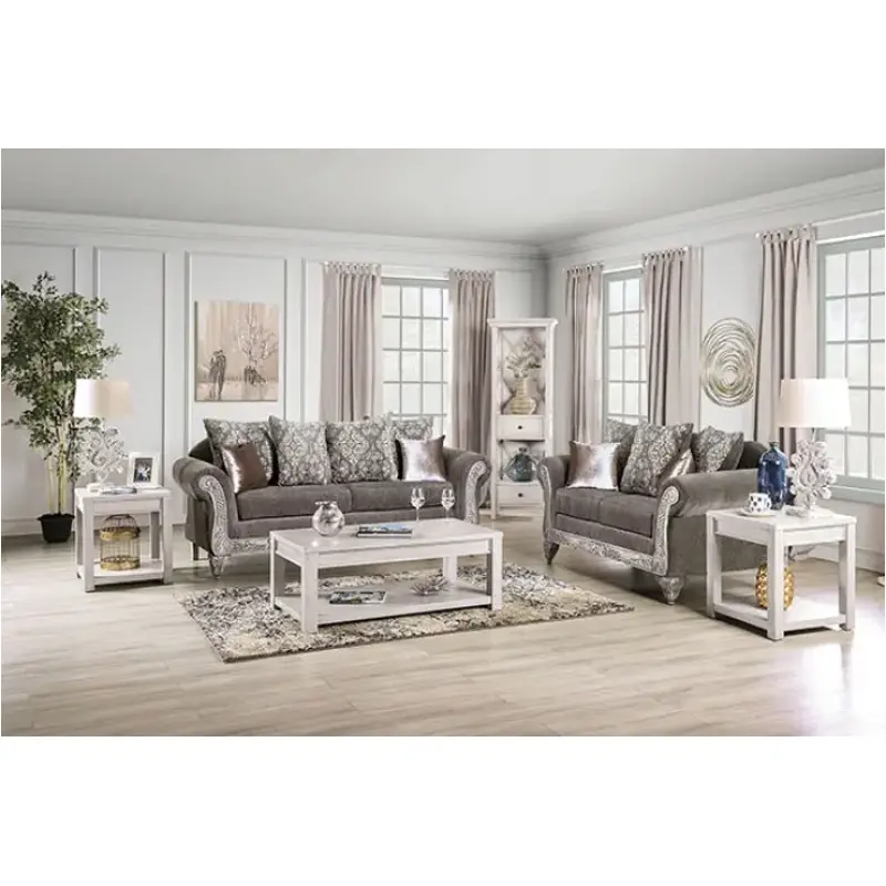 Sm7300-sf Furniture Of America Velletri Living Room Furniture Sofa