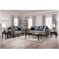 Sm7306-lv Furniture Of America Gustavo Living Room Furniture Loveseat