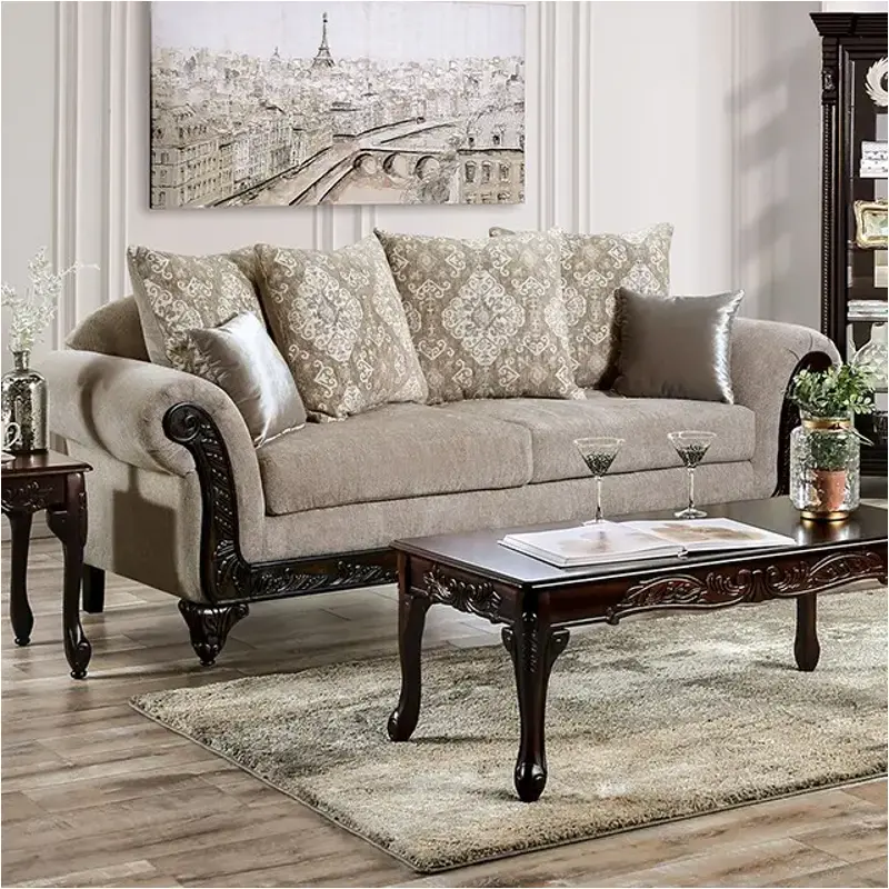 Sm7308-sf Furniture Of America Panozzo Living Room Furniture Sofa