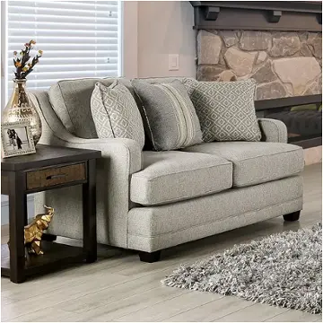 Sm8193-lv Furniture Of America Living Room Furniture Loveseat