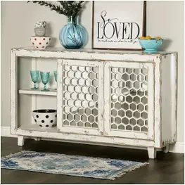 Em-ac091wh Furniture Of America Brianna Accent Furniture Accent Cabinet