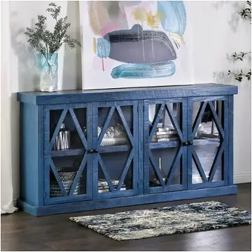 Em-ac093bl Furniture Of America Melia Accent Furniture Accent Cabinet
