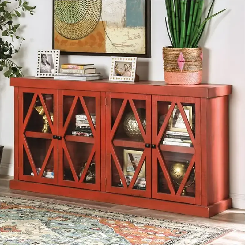 Em-ac093rd Furniture Of America Melia Accent Furniture Accent Cabinet