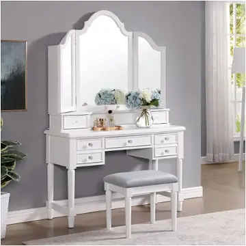 Foa-dk929 Furniture Of America Ambrosia Bedroom Furniture Vanitie