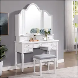 Foa-dk929 Furniture Of America Ambrosia Bedroom Furniture Vanitie