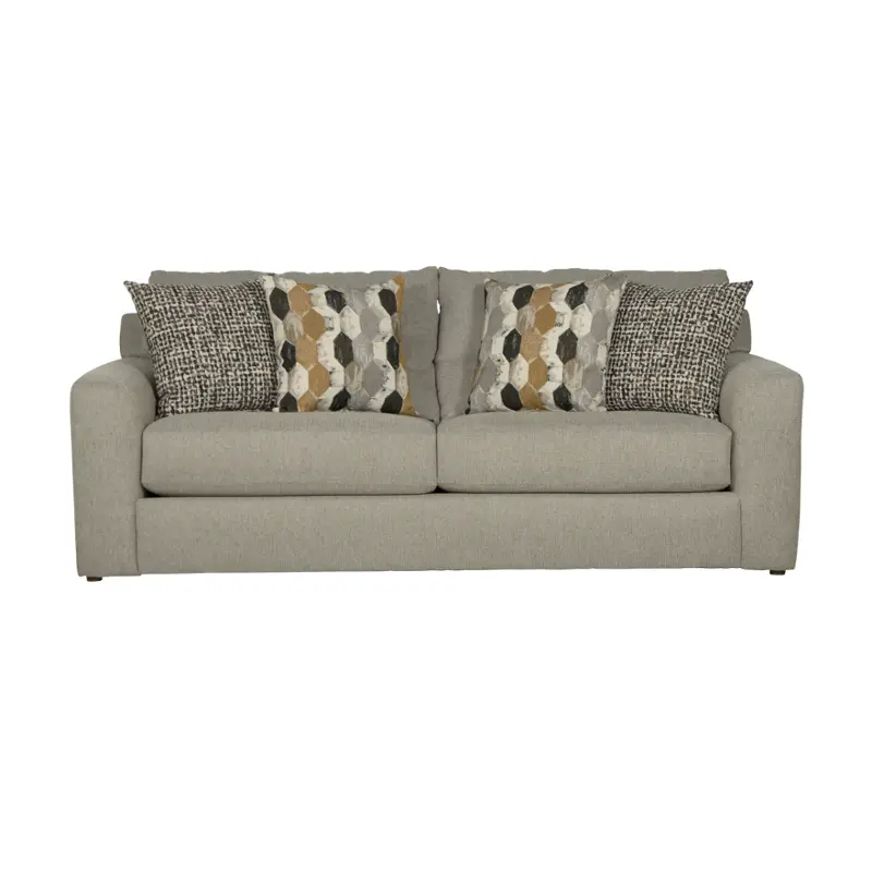 3288-03-1842-18 Jackson Furniture Hooten Sofa - Nickel/teak