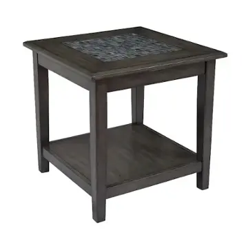 1798-3 Jofran Furniture Grey Mosaic Living Room Furniture End Table