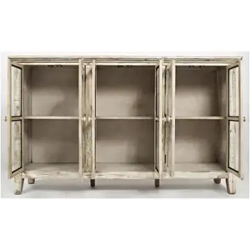 1610-70 Jofran Furniture Rustic Shores - Scrimshaw Accent Furniture Accent Cabinet