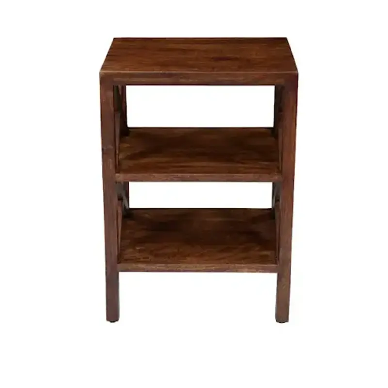 1730-34 Jofran Furniture X Side Accent Table - Solid Mango