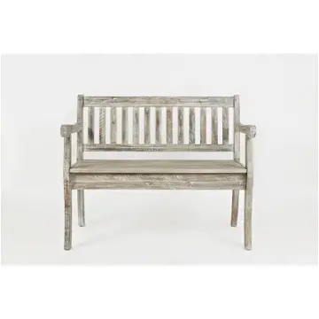 1743-42 Jofran Furniture Artisans Craft - Grey Bedroom Furniture Benche