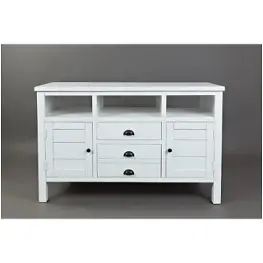 1744-50 Jofran Furniture Artisans Craft - Weathered White Home Entertainment Furniture Tv Console