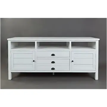 1744-70 Jofran Furniture Artisans Craft - Weathered White Home Entertainment Furniture Tv Console