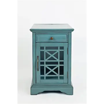 175-22 Jofran Furniture Craftsman - Antique Blue Accent Furniture Accent Cabinet