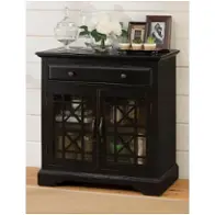 275-32 Jofran Furniture Craftsman - Antique Black Accent Furniture Accent Cabinet