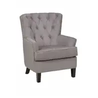 Hudson-ch-silver Jofran Furniture Hudson Living Room Furniture Accent Chair