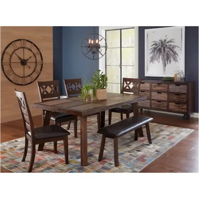 1601-72 Jofran Furniture Painted Canyon Dining Room Furniture Dining Table
