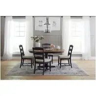 1786-66t Jofran Furniture Castle Hill - Antique Black Dining Room Furniture Dining Table