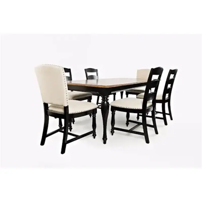 1786-84 Jofran Furniture Castle Hill - Antique Black Dining Room Furniture Dining Table