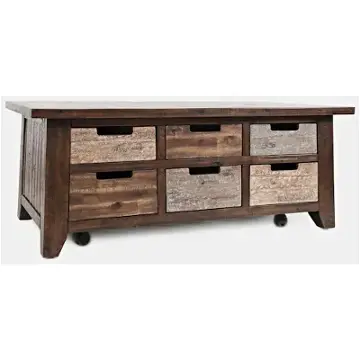 1600-5 Jofran Furniture Painted Canyon Living Room Furniture Cocktail Table