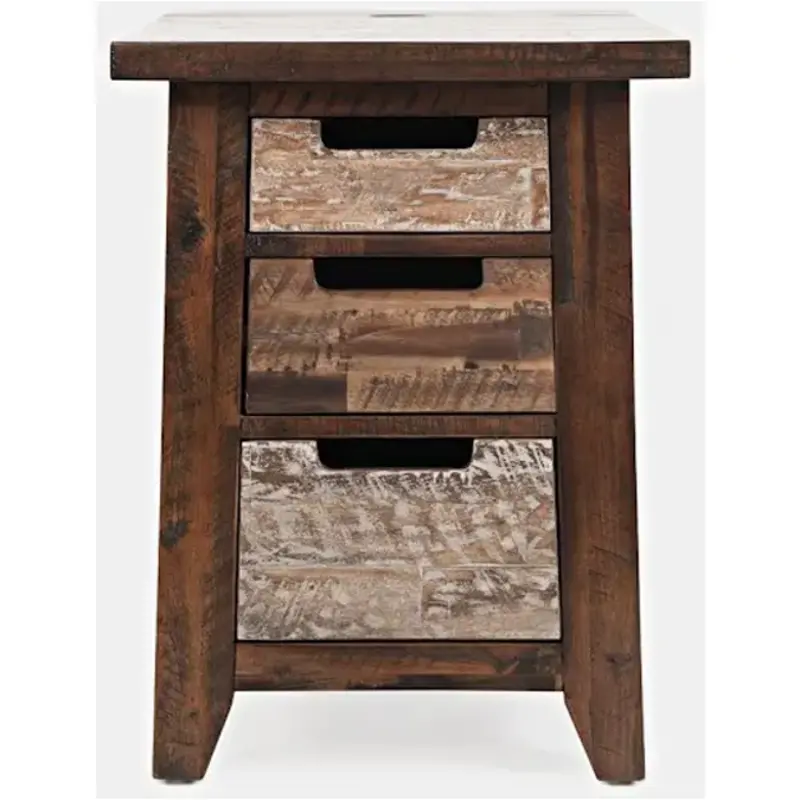 1600-8 Jofran Furniture 3 Drawer Power Chaieside Table
