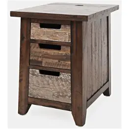 1600-8 Jofran Furniture Painted Canyon Living Room Furniture End Table