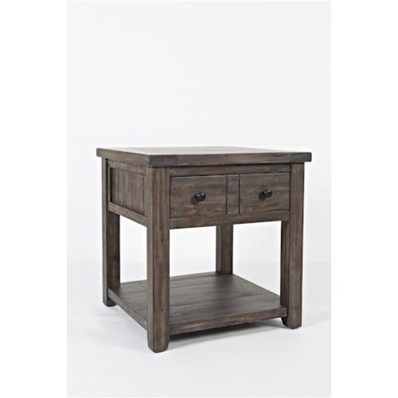 1700 3 Jofran Furniture End Table With, Barnwood End Table With Drawer