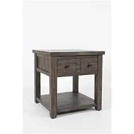1700-3 Jofran Furniture Madison County - Barnwood Living Room Furniture End Table