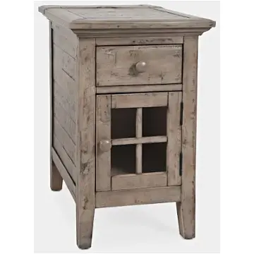 1620-22 Jofran Furniture Rustic Shores - Grey Living Room Furniture End Table