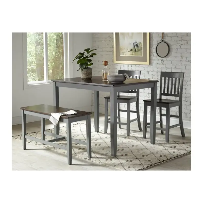 1836 Jofran Furniture Decatur Lane - Grey Dining Room Furniture Counter Height Table