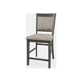 1855-bs520 Jofran Furniture Altamonte - Brushed Grey Dining Room Furniture Stool
