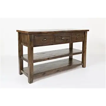 1742-4 Jofran Furniture Artisans Craft - Dakota Oak Living Room Furniture Tv Console