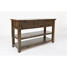 1742-4 Jofran Furniture Artisans Craft - Dakota Oak Living Room Furniture Tv Console