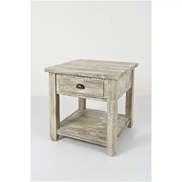 1743-3 Jofran Furniture Artisans Craft - Grey Living Room Furniture End Table