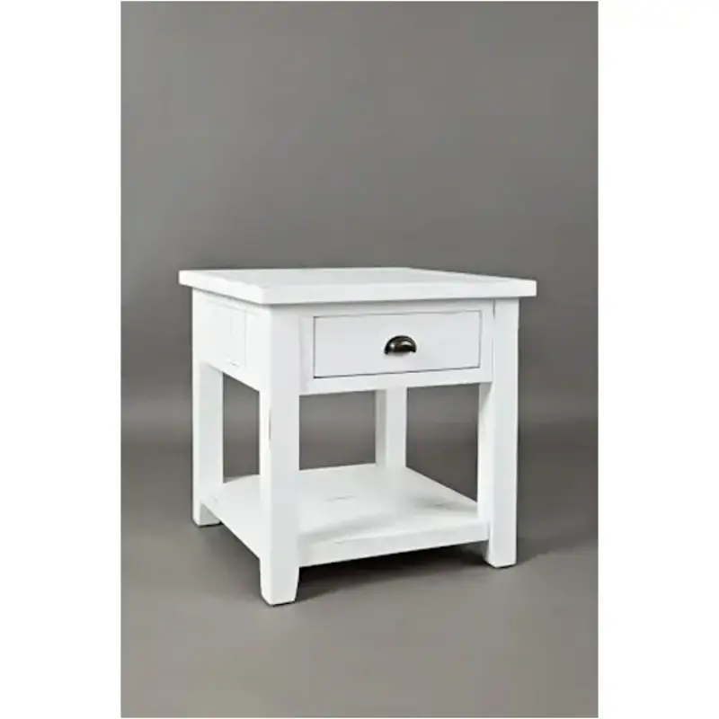 1744-3 Jofran Furniture Artisans Craft - Weathered White Living Room Furniture End Table