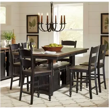 1702-72t Jofran Furniture Madison County - Vintage Black Dining Room Furniture Dining Table