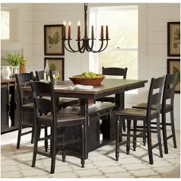 1702-72t Jofran Furniture Madison County - Vintage Black Dining Room Furniture Dining Table