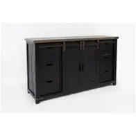 1702-35 Jofran Furniture Madison County - Vintage Black Dining Room Furniture Server