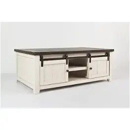 1706-5 Jofran Furniture Madison County - Vintage White Living Room Furniture Cocktail Table