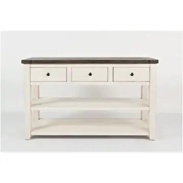 1706-4 Jofran Furniture Madison County - Vintage White Living Room Furniture Sofa Table