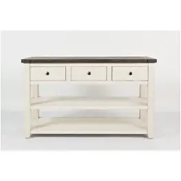 1706-4 Jofran Furniture Madison County - Vintage White Living Room Furniture Sofa Table
