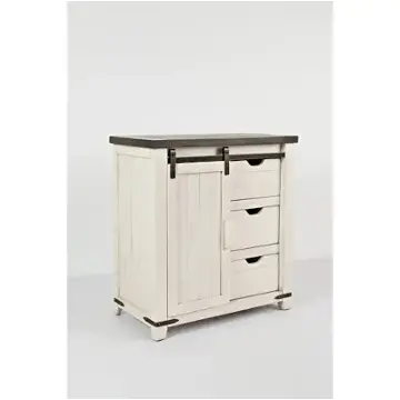 1706-32 Jofran Furniture Madison County - Vintage White Home Entertainment Furniture Entertainment Center