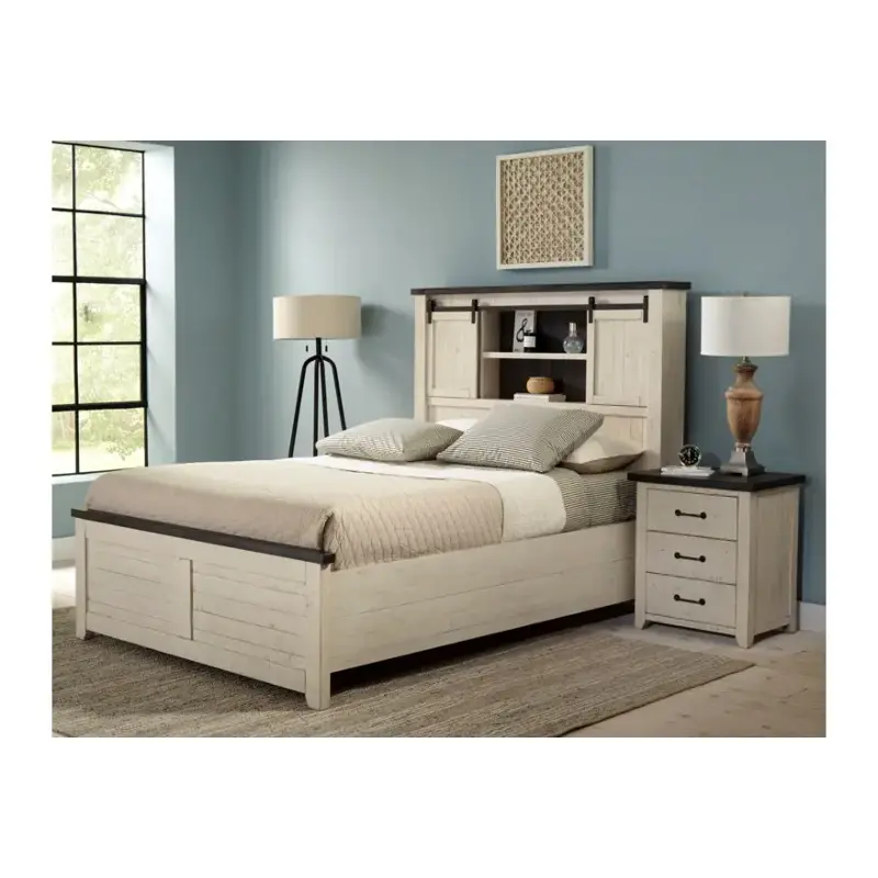 1706b-qbdhb Jofran Furniture Madison County - Vintage White Bedroom Furniture Bed