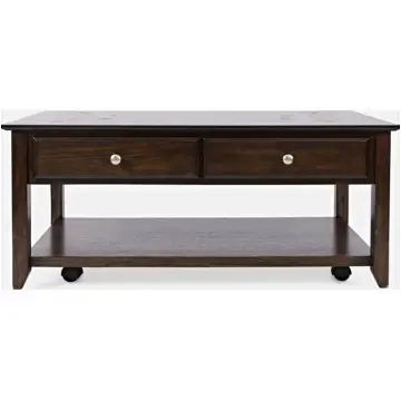1037-1 Jofran Furniture Espresso Living Room Furniture Cocktail Table