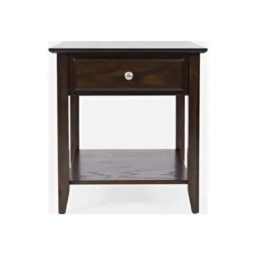 1037-3 Jofran Furniture Espresso Living Room Furniture End Table